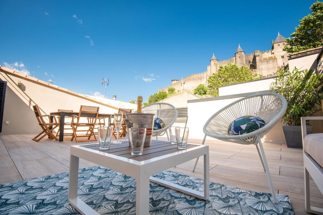 Apartamento La terrasse de La Tour Pinte. Carcasona Exterior foto